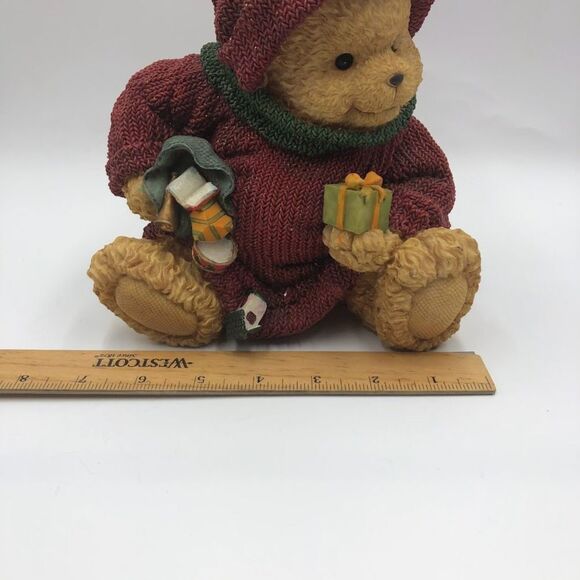 Vintage 2002 Don Mechanic Enterprises Rare Christmas Bear Figurine Tabletop - Picture 13 of 13